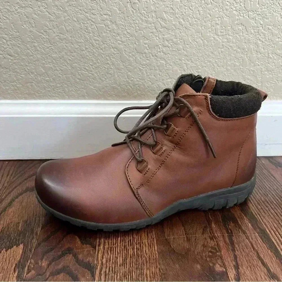 Propet Delaney Women’s Lace Up Zip Ankle Boots Brown Leather Size 6.5 WDV002L - Picture 8 of 15